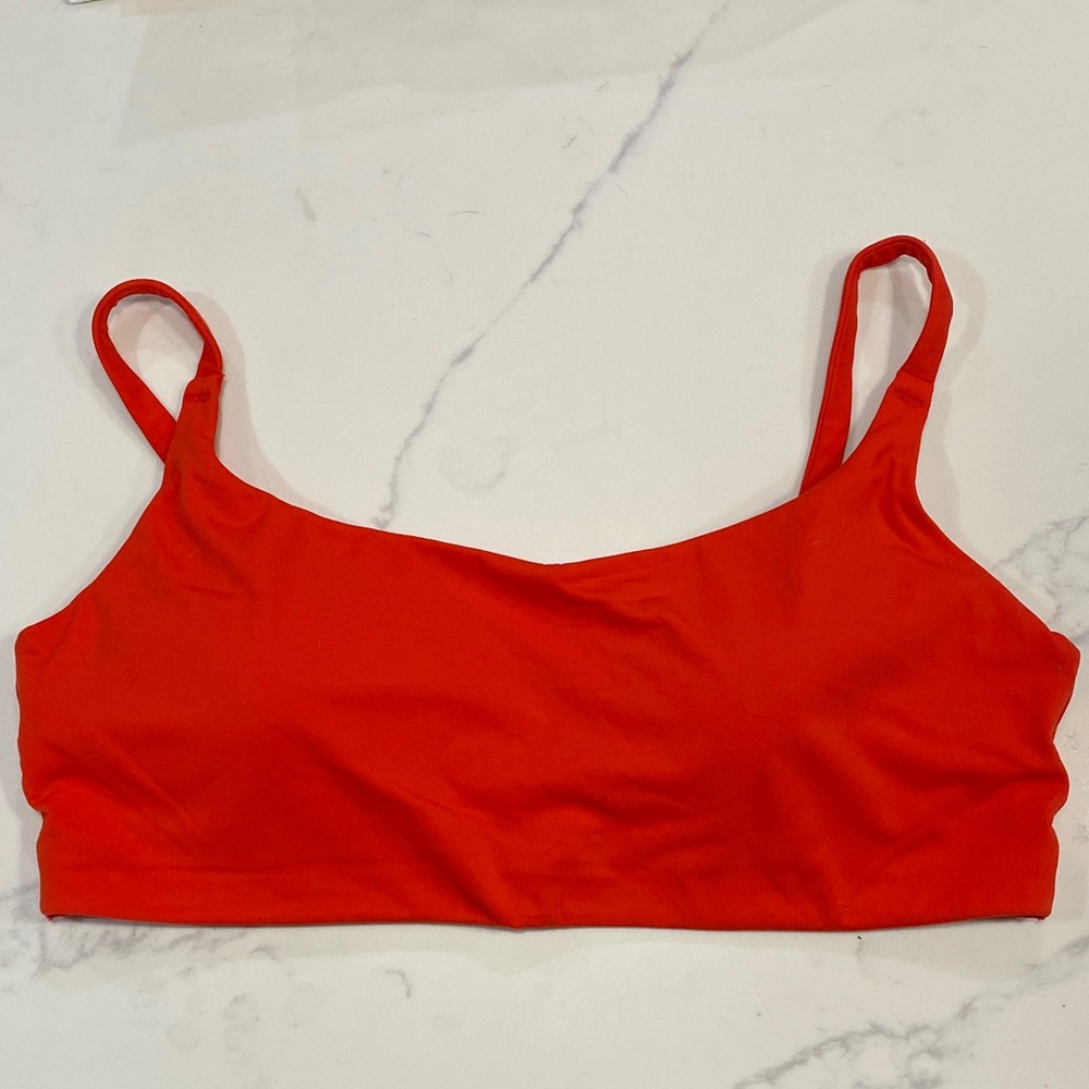 D5 Red/Orange Vitality Women's Bralette XXXL removable pads NWOT